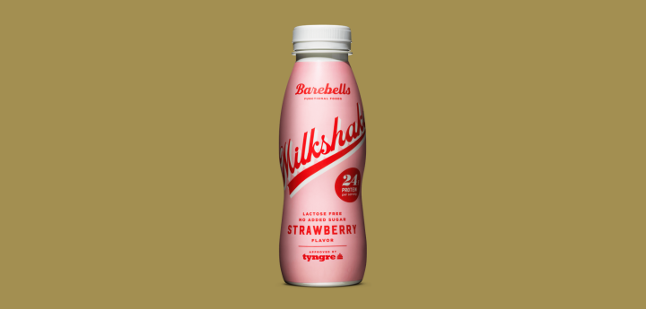 Strawberry Barebells Milkshake